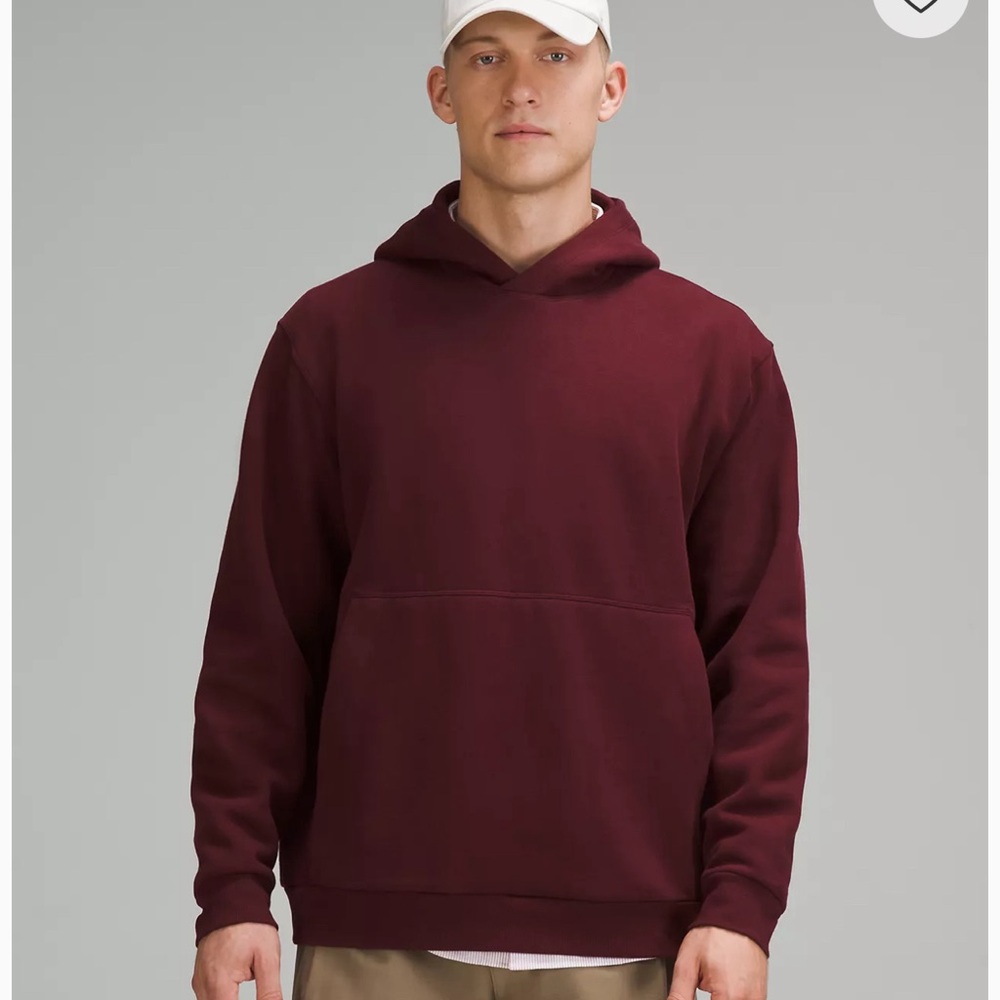 Lululemon Steady State Pullover Hoodie in Maroon